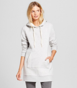 Target A New Day Hoodie Tunic Sweater Gray