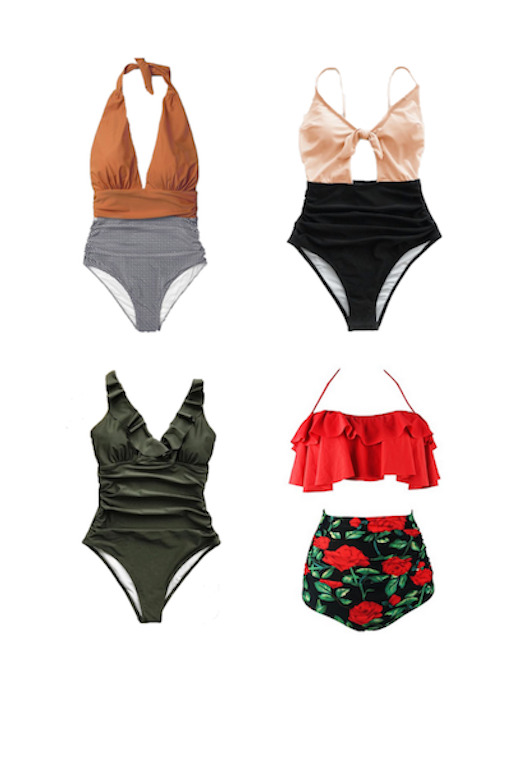 best bathing suits to hide belly
