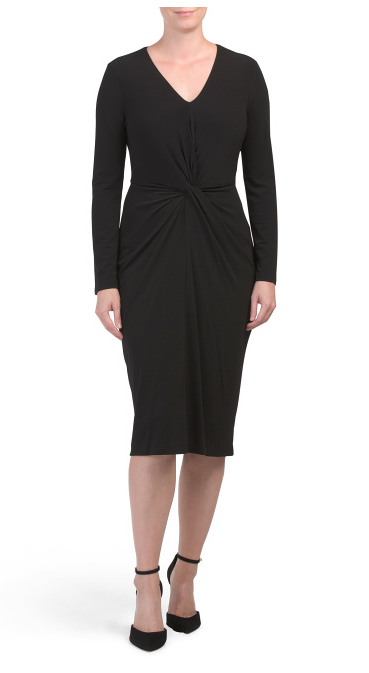 Marshalls-Affordable-Wedding-Guest-Dress-Long-Sleeve-Black-1 | Style ...