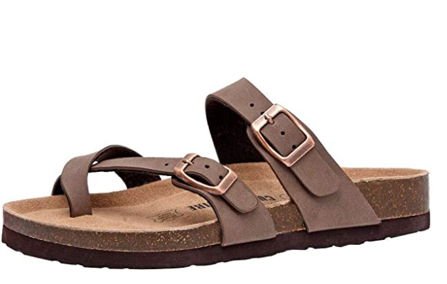 cork footbed sandals amazon