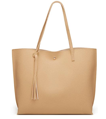 tan tote bag