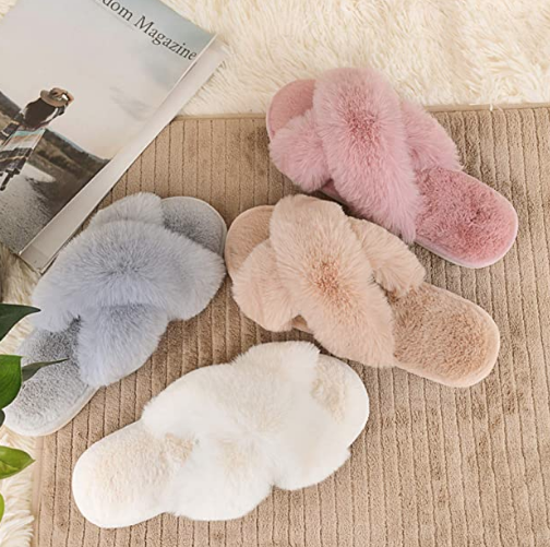 top selling furry slippers on amazon gift idea